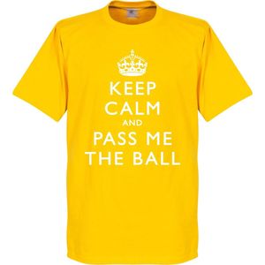 Keep Calm And Pass The Ball T-Shirt - 3XL