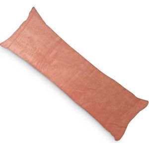 PandaHug Velvet Body Pillow Kussensloop Nude Pink (45x145 cm)
