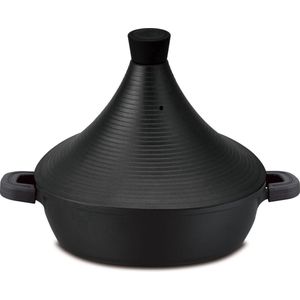 Cheffinger Tajine - Ø 32 cm - Aluminium - Inductie - Keramisch - Zwart