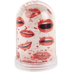 Fisura Sneeuwbol Snow Globe Kiss 17,1 Cm Wit/rood