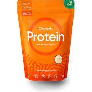 Orangefit Proteine Poeder - Vegan Proteine Shake - 750g (30 shakes) - Eiwitshake Vanille - Perfect Voor Je (Pre) Workout!