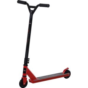 Step - Autoped - Step Scooter - Stunt Scooter - Voor Kinderen en Volwassenen - Zwart - Rood