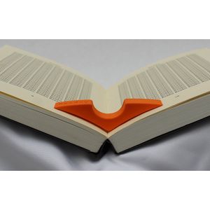 READSY – Leesring – Basic – One size – Oranje – Paginahouder – Boekgadget – Bladzijde opener – Bladwijzer – Bookmark – Boekenlegger – Duimlegger – Lezen – Cadeau