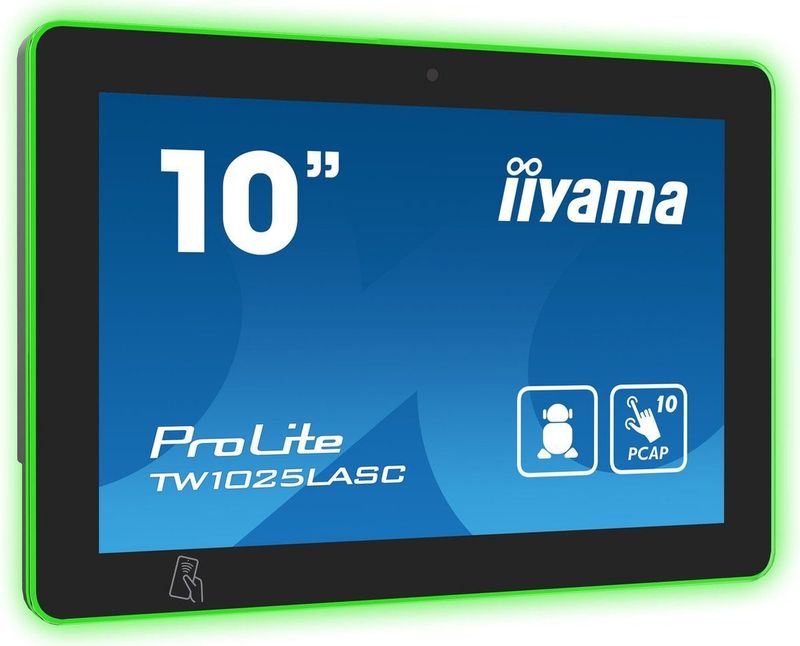 iiyama ProLite TW1025LASC-B1PNR - 10 inch - 1280x800 - IPS - Touch - RJ45 - Android 12