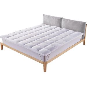 onderbed matrastopper soft, luxe 3D-massage-onderbed, origineel Oeko-TEX, wit, 180x200 cm