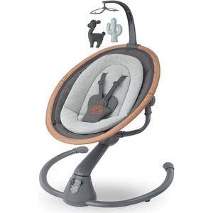 Elektrische Babyswing voor Baby's tot 6 Maanden - 360° Draaibaar Zitje met Automatische Bewegingsdetectie en Melodieën