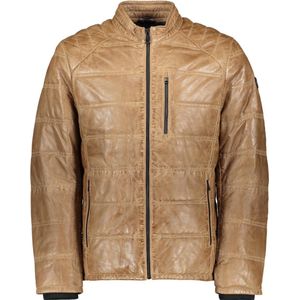 Donders Jas Leather Jacket 52302 Caramel Mannen Maat - 52