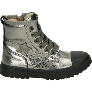 Bikerboots | Meisjes | Old Silver Metallic | Leer | Shoesme | Maat 22