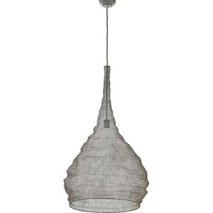 Mica Decorations lennart hanglamp lichtgrijs maat: 95 x 64cm - LICHTGRIJS