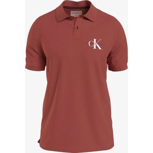 Calvin Klein Polo - Slim fit - Terracotta Tile - Maat S