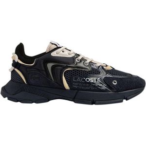 Lacoste L003 Neo Heren Sneakers - Zwart/Donkerblauw - Maat 42,5