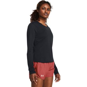 Under Armour UA LAUNCH LONGSLEEVE Dames Sportshirt - Zwart - Maat S