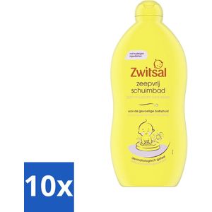 Zwitsal - Schuimbad - Zeepvrij - Huidvriendelijk - 700 ml - Bulkverpakking - 10 stuks