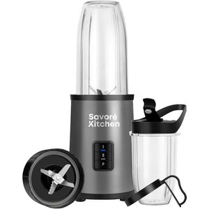 Savoré Kitchen Blender Pro+ NutriPower - Blender to Go - Smoothie Maker - 2 Bekers