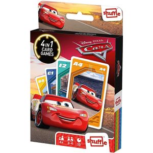 Disney.Pixar Cars - 4in1 - Speelkaarten (Kwartet, Memo, Snap, Actie spel)