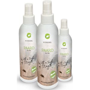 Scensebel – Paard – Tegen Muggen en Vliegen – Spray - Neutraliseert + verzorgt paard - With a touch of Strength – 250 ml