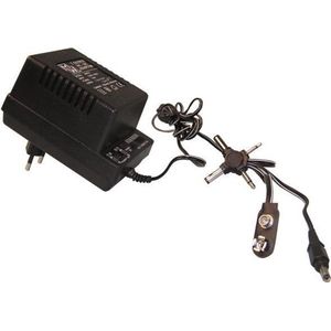 Universal AC/DC Plug-In adapter 700ma kan voor veel dingen gebruikt worden door de 6 verschillende aansluitingen