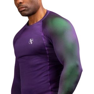 Hayabusa Fusion Rashguard - Paars / Groen - maat M