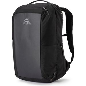 GREGORY Vrije tijd rugzak Rugzak met laptopvak Border Traveler 30 Backpack Total Black Zwart