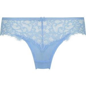 Hunkemöller Dames Lingerie Brazilian Isabella - Blauw - maat XL