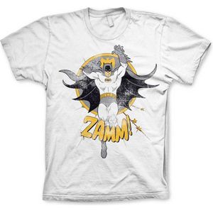 DC Comics Batman Heren Tshirt -S- Zamm! Wit