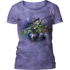 Ladies T-shirt Moonlit Collage M