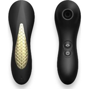 Power Escorts - Oral Empress - Gold Plated Oral Sucker Vibrator - Real Clit & Nipple Stimulator