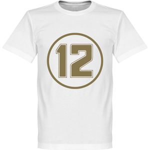 Senna 12 Retro T-Shirt - Wit  - XXXXL