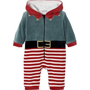 Vertbaudet Onesie voor Kerstmis in fluweel