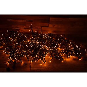 Koppelbare Clusterverlichting| Verlengset | Kerstboomverlichting | Extension set cluster licht | Extra warm wit - 768 lichtpunten |