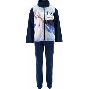 Disney Frozen Set - Trainingspak - Donkerblauw - Maat 116 (tot 6 jaar)