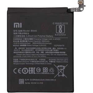 Batterij vervanging origineel Xiaomi BN46 4000mAh voor Xiaomi Redmi Note 6 Pro