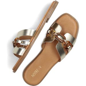 Notre-V 180h Slippers - Dames - Goud - Maat 39