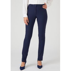 Damart - Pantalon stretch canvas - Dames - Blauw - 52