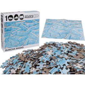 Puzzel 1000 stukjes mondmasker