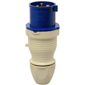 CEE stekker 3P+T 16A 230V blauw (210 409)