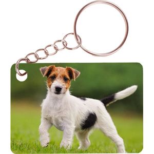 Sleutelhanger 6x4cm - Jack Russel Terrier Hond