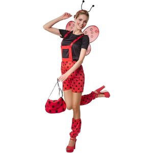 dressforfun - Marina lieveheersbeestje M - verkleedkleding kostuum halloween verkleden feestkleding carnavalskleding carnaval feestkledij partykleding - 302711