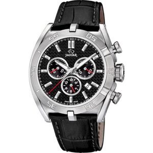 Jaguar Executive Horloge - Jaguar heren horloge - Zwart - diameter 45.8 mm - roestvrij staal
