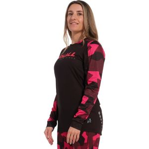 Rehall - LAURY-R Womens Bike T-Shirt Longsleeve - XS - Camo Pink
