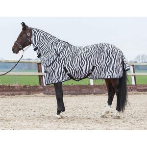 Harry's Horse Vliegendeken met losse hals, zebra 195cm