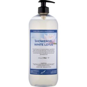 Douchegel White Lotus 1 liter - met gratis pomp - showergel