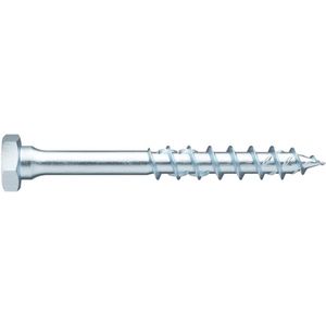 Wurth - ASSY 4 COMBI staal verzinkt DD combikop RW - ASSY® 4 COMBI houtbouwschroef Staal verzinkt deeldraad zeskantkop - x 50 st - Interne aandrijving RW40