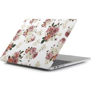 Case geschikt voor Apple MacBook Pro 16 (2019-2020) - Mobigear - Design Serie - Hardcover - Flowers - Geschikt voor Apple MacBook Pro 16 (2019-2020) Cover