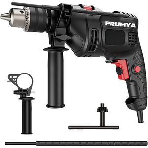 PRUMYA-Pneumatische boorhamer Multifunctionele elektrische boorhamer 3000RPM Geschikt voor - Boren - Hamer boren - Beitelen - Boorhamer