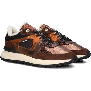 Floris Van Bommel Noppi 34.01 Sneakers - Suède - Dames - Bruin - Maat 40