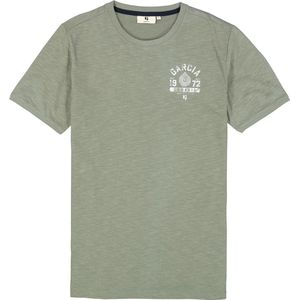 GARCIA Heren T-shirt Groen - Maat XXXL