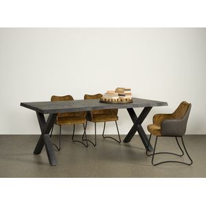 TOFF Xara Live-edge dining table 160x90 - top 5