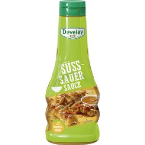 Develey zoetzure saus pittig en fruitig 250 ml fles