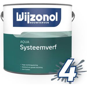 Wijzonol Aqua Systeemverf 2,5 Liter Op Kleur Gemengd
